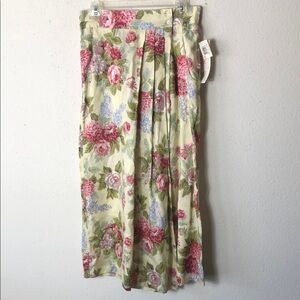 NWT Cambridge Dry Goods Cream Pleated Midi PantSkirt from Bloomingdale’s…